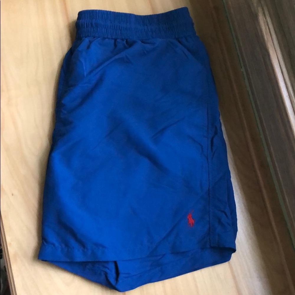 Drawstring Polo swim trunks